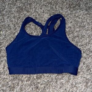 Fabletics Navy Blue Racerback Sports Bra